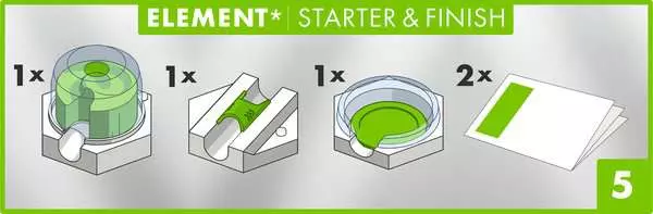 Ravensberger Matratzen GraviTrax POWER Element Starter & Finish - Kugelbahn-Erweiterung für Kinder ab 8 Jahren Tiefpreis