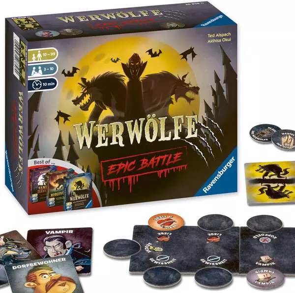 Ravensberger Matratzen Werwölfe Epic Battle - Spiel ab 10 Jahren Letzte 3 Tage