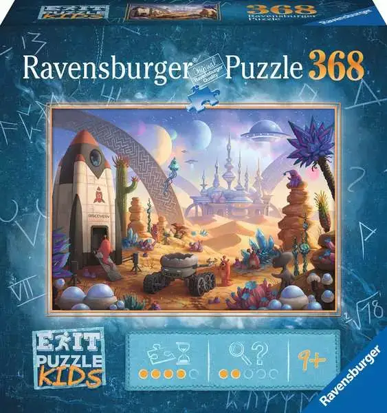 Ravensberger Matratzen Kinderpuzzle ab 9 Jahren - Die Weltraummission - 368 Teile Letzter Tag