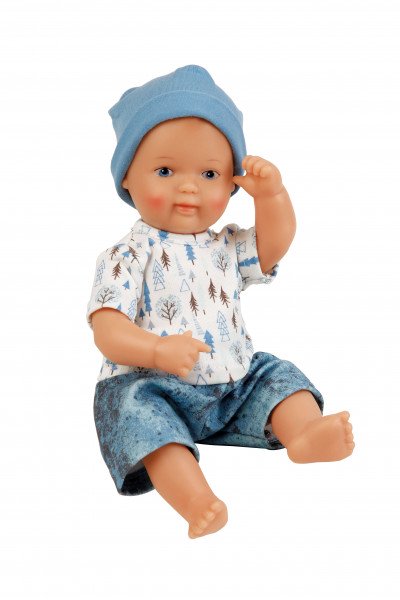 Schildkröt Manufaktur Kleidung zu Puppe Mein 1. Baby 28 cm Kleidung blau/weiss Saisonale Angebote