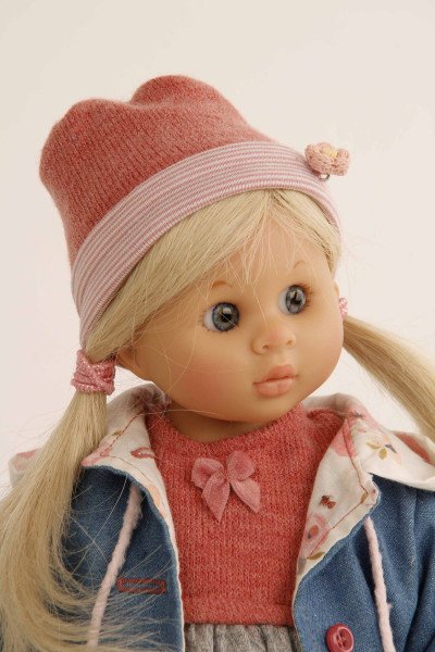 Schildkröt Manufaktur Puppe Müller-Wichtel Lotta 30 cm blonde Haare, Kleidung grau/rot/blau JETZT KAUFEN