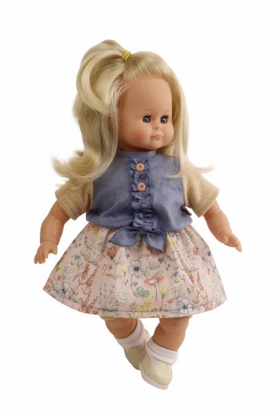 Schildkröt Manufaktur Kleidung zu Puppe 37 cm Schlummerle/Strampelchen/Schlenkerle/Lenchen- Blumenkleid Flash Sale