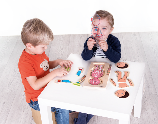 Schildkröt Manufaktur Lagen-Puzzle "Dein Körper" Mädchen by Beleduc Blitzangebot