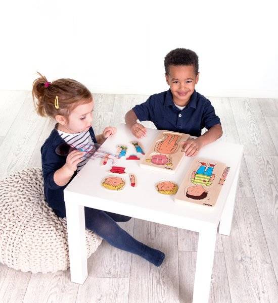 Schildkröt Manufaktur Lagen-Puzzle "Dein Körper" Mädchen by Beleduc Blitzangebot