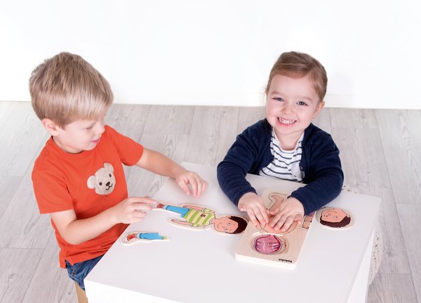 Schildkröt Manufaktur Lagen-Puzzle "Dein Körper" Junge by Beleduc Bestseller