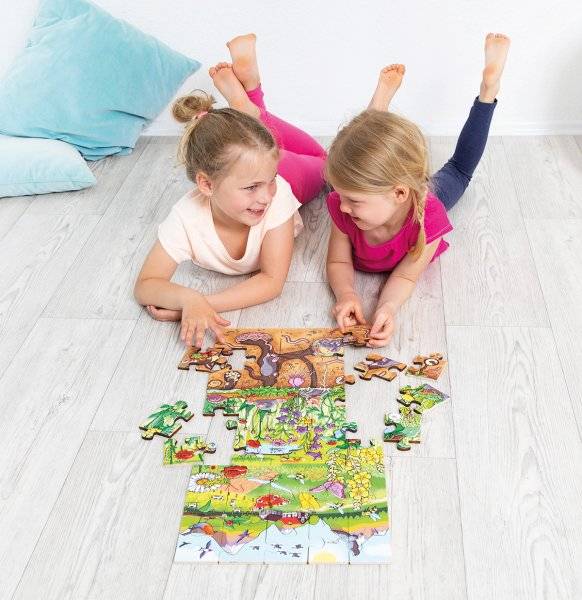 Schildkröt Manufaktur Boden-Puzzle "Entdecke die Blumenwiese" by Beleduc Saisonale Angebote