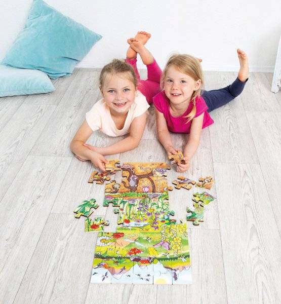 Schildkröt Manufaktur Boden-Puzzle "Entdecke die Blumenwiese" by Beleduc Saisonale Angebote
