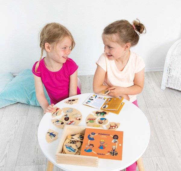 Schildkröt Manufaktur Puzzle HUMANICO "Berufe" by Beleduc Tägliche Deals