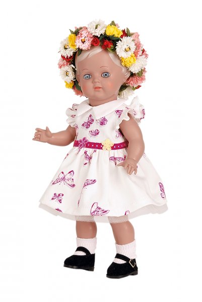Schildkröt Manufaktur Kleid zu Stehpuppe 34+41+46 cm, Schmetterlingskleid Große Rabatte