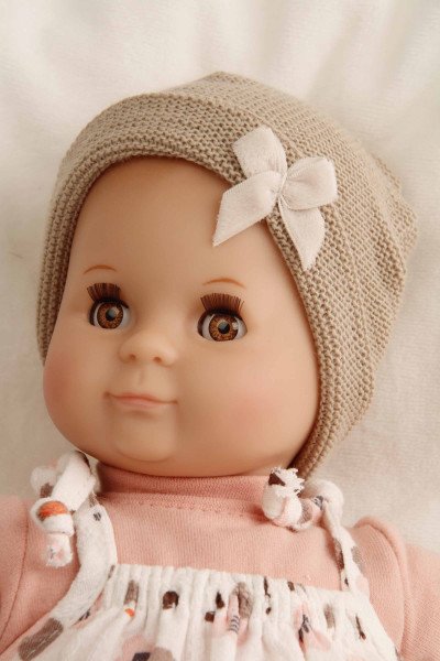 Schildkröt Manufaktur Kleidung zu Puppe Schlummerle 32 cm, Overall rose mit Kleid und Mütze Begrenztes Angebot