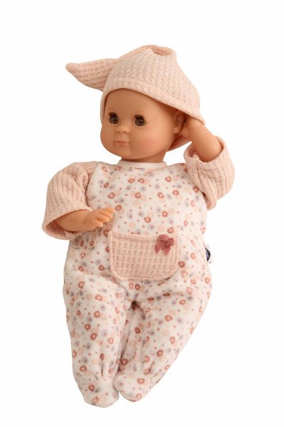Schildkröt Manufaktur Kleidung zu Puppe Schlummerle 32 cm, Nickyoverall weiss/rose Cyber Monday