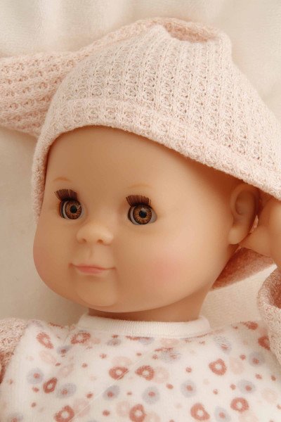 Schildkröt Manufaktur Kleidung zu Puppe Schlummerle 32 cm, Nickyoverall weiss/rose Cyber Monday