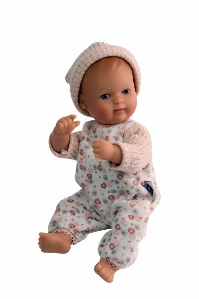 Schildkröt Manufaktur Kleidung zu Puppe Mein 1. Baby 28 cm Overall rose/weiss Muttertagsangebot