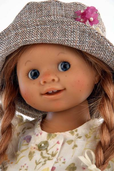 Schildkröt Manufaktur Puppe Müller-Wichtel Frieda 30 cm rote Haare, Sommerkleid Letzte 3 Tage