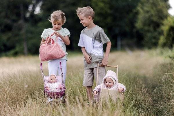 Schildkröt Manufaktur Wickeltasche rose getupft mit Wunschbestickung Sonderangebot