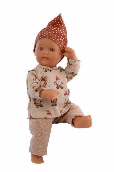 Schildkröt Manufaktur Kleidung zu Puppe Mein 1. Baby 28 cm rose/braun mit Wichteln Begrenzte Freigabe