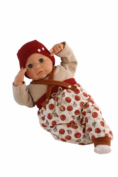 Schildkröt Manufaktur Kleidung zu Puppe 52 cm Julchen/Peterle/Klara/Elli weiss/rot/beige Neueste Stile
