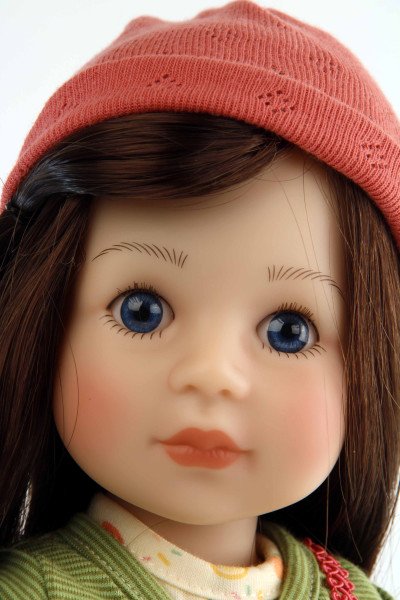 Schildkröt Manufaktur Stehpuppe Yella 46 cm braune Haare, Kleidung gelbUgrün/rot 2025
