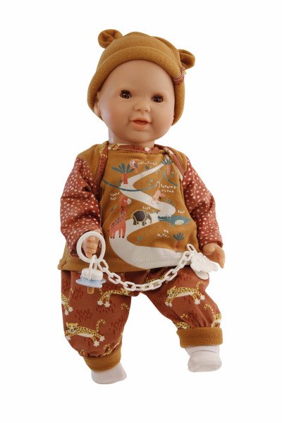 Schildkröt Manufaktur Kleidung zu Puppe 37 cm Lenchen/Strampelchen/Schlummerle, Safari-Look Top Angebot