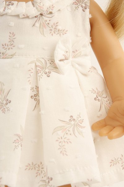 Schildkröt Manufaktur Puppe Müller-Wichtel Emma 30 cm blonde Haare, Kleidung festlich Begrenzt auf 3 Tage