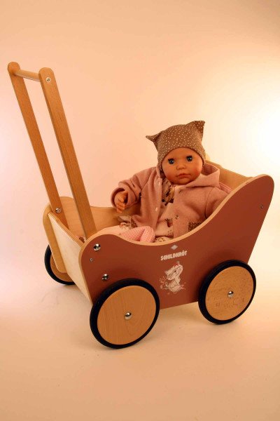 Schildkröt Manufaktur Baby Julchen 52 cm Malhaar, blaue Schlafaugen, Kleidung Biber Rabatt