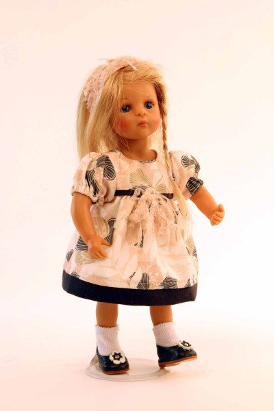 Schildkröt Manufaktur Lisa von Sieglinde Frieske 28 cm, blonde Haare, Kleidung braun/rose/weiss Neueste Mode