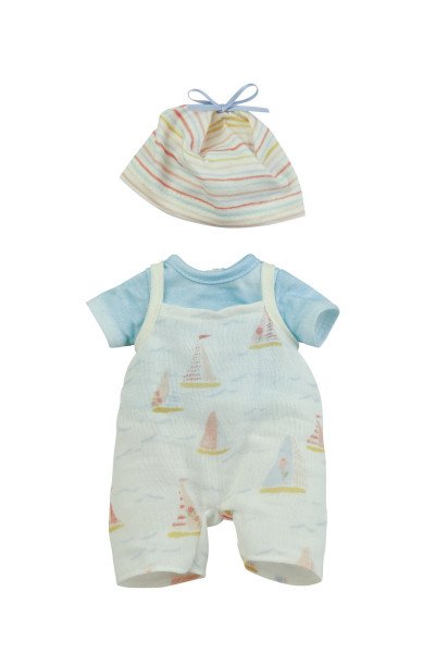 Schildkröt Manufaktur Kleidung zu Puppe Mein 1. Baby 28 cm blau/weiss maritim