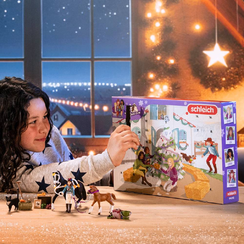 ﻿Schleich Adventskalender HORSE CLUB 2024 Großer Ausverkauf