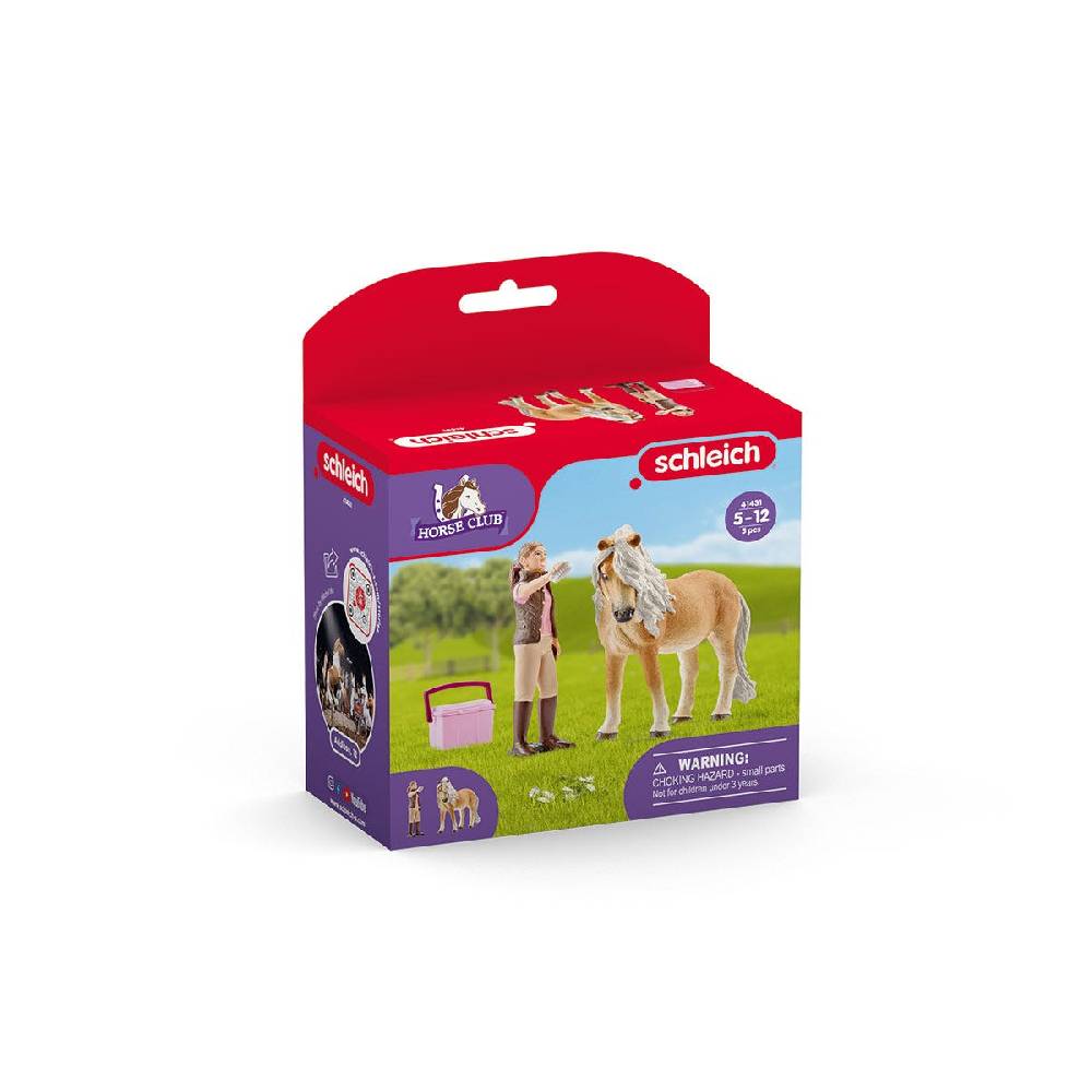 Schleich Pferdepflegerin mit Island Pony Stute Super Sparpreis