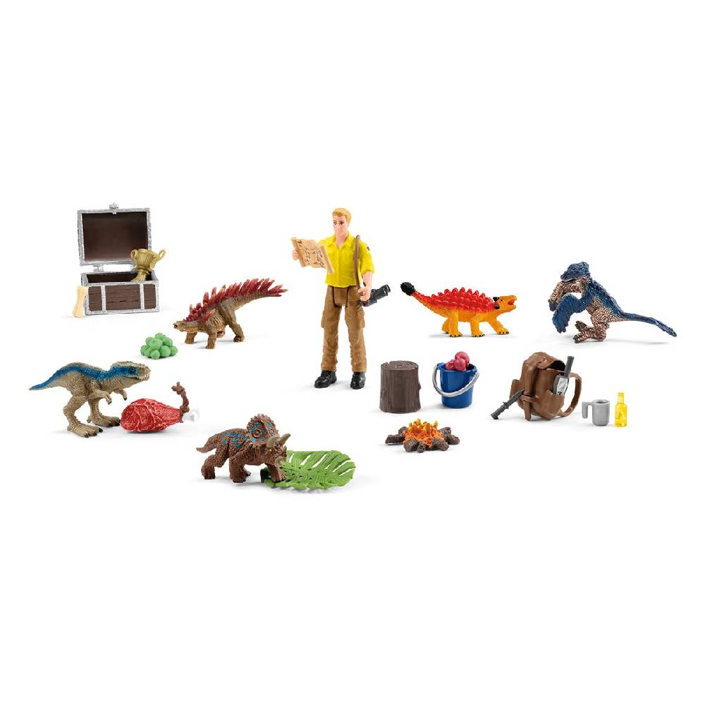 Schleich Adventskalender 2023 DINOSAURS Kostenlose Rückgabe