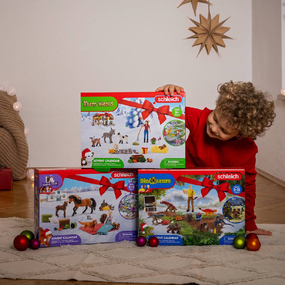 Schleich Adventskalender 2023 DINOSAURS Kostenlose Rückgabe