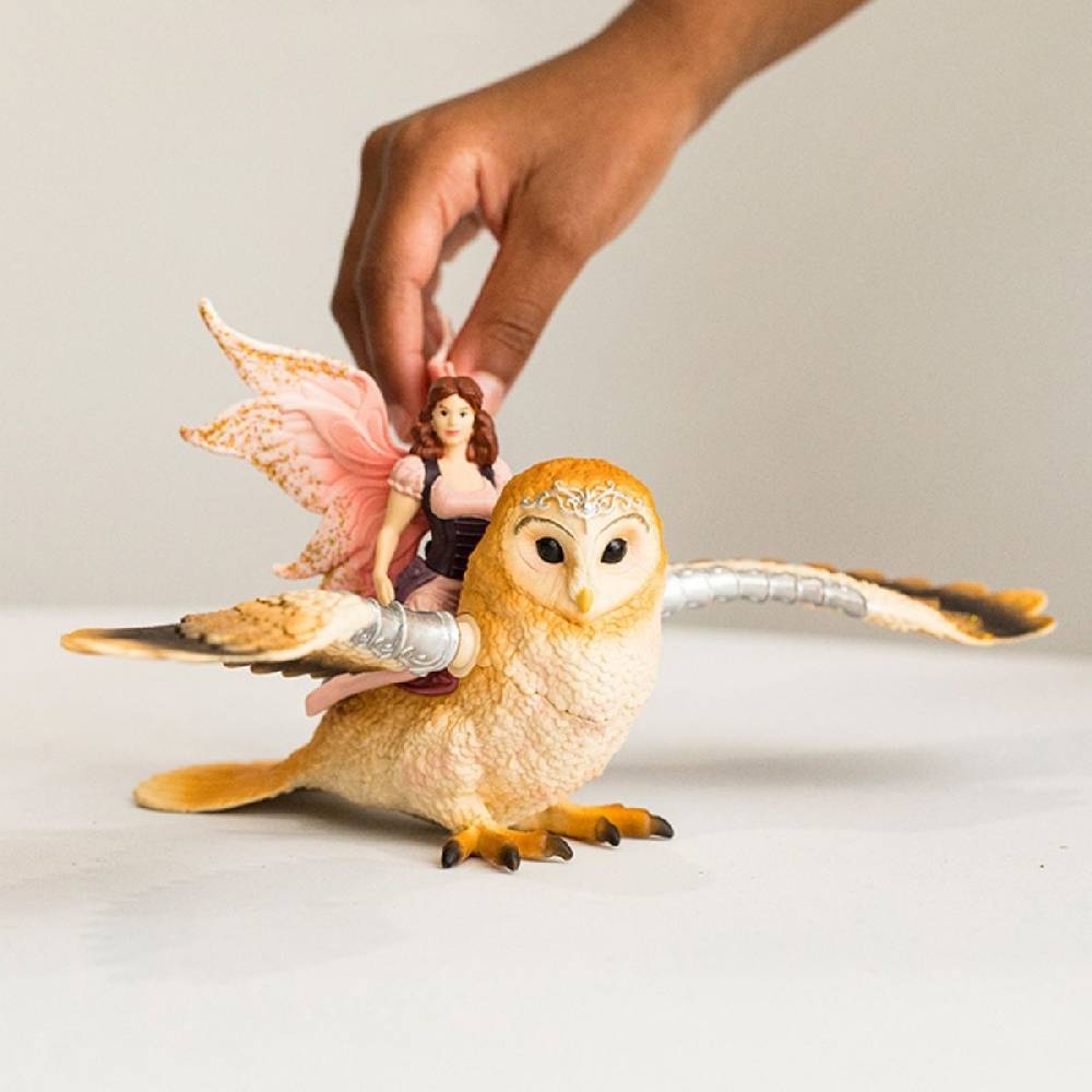 Schleich Elfe auf Glitzer-Eule Bis zu 50% Rabatt