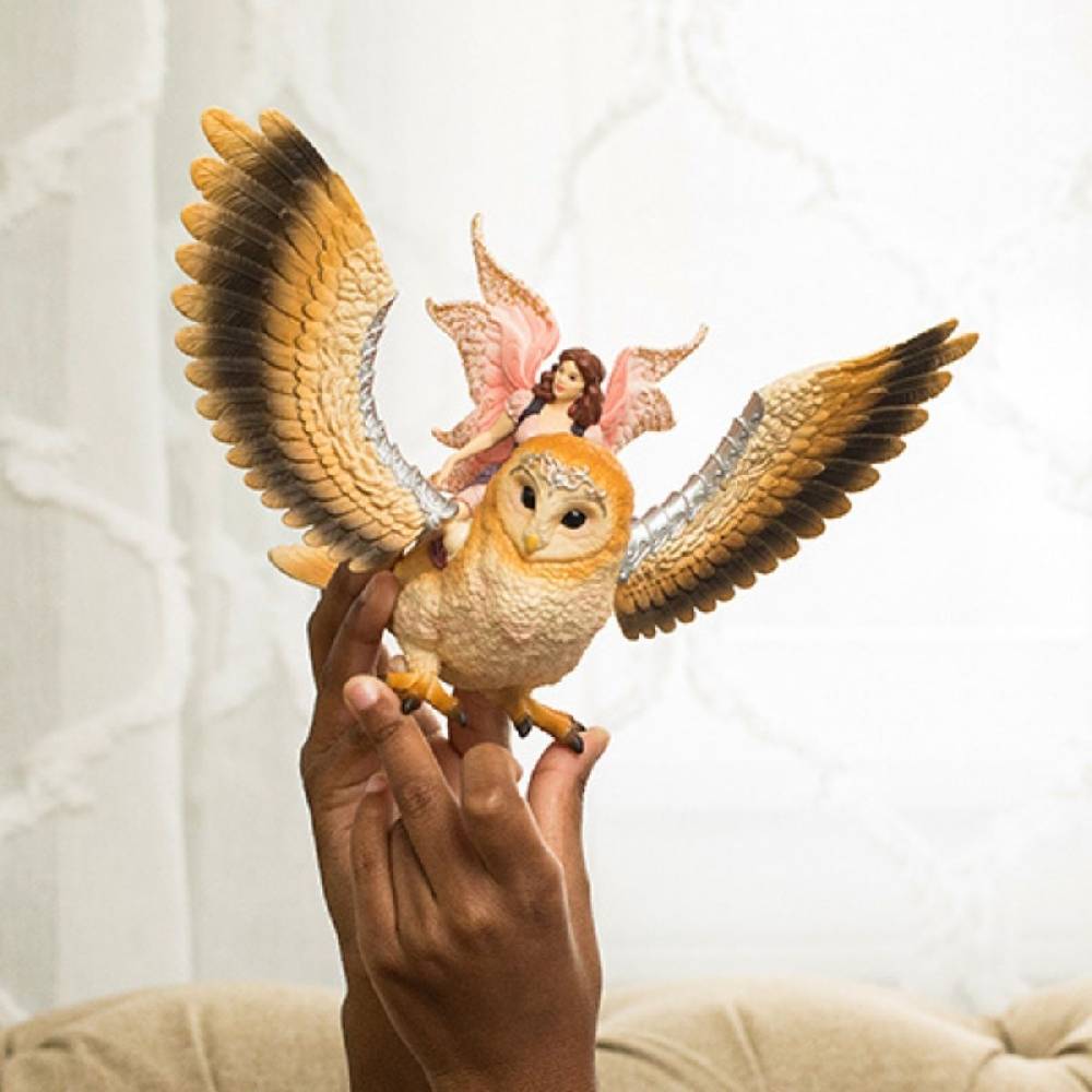 Schleich Elfe auf Glitzer-Eule Bis zu 50% Rabatt