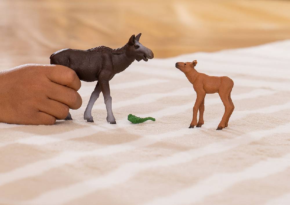 Schleich Elchkuh mit Kalb Sonderangebot