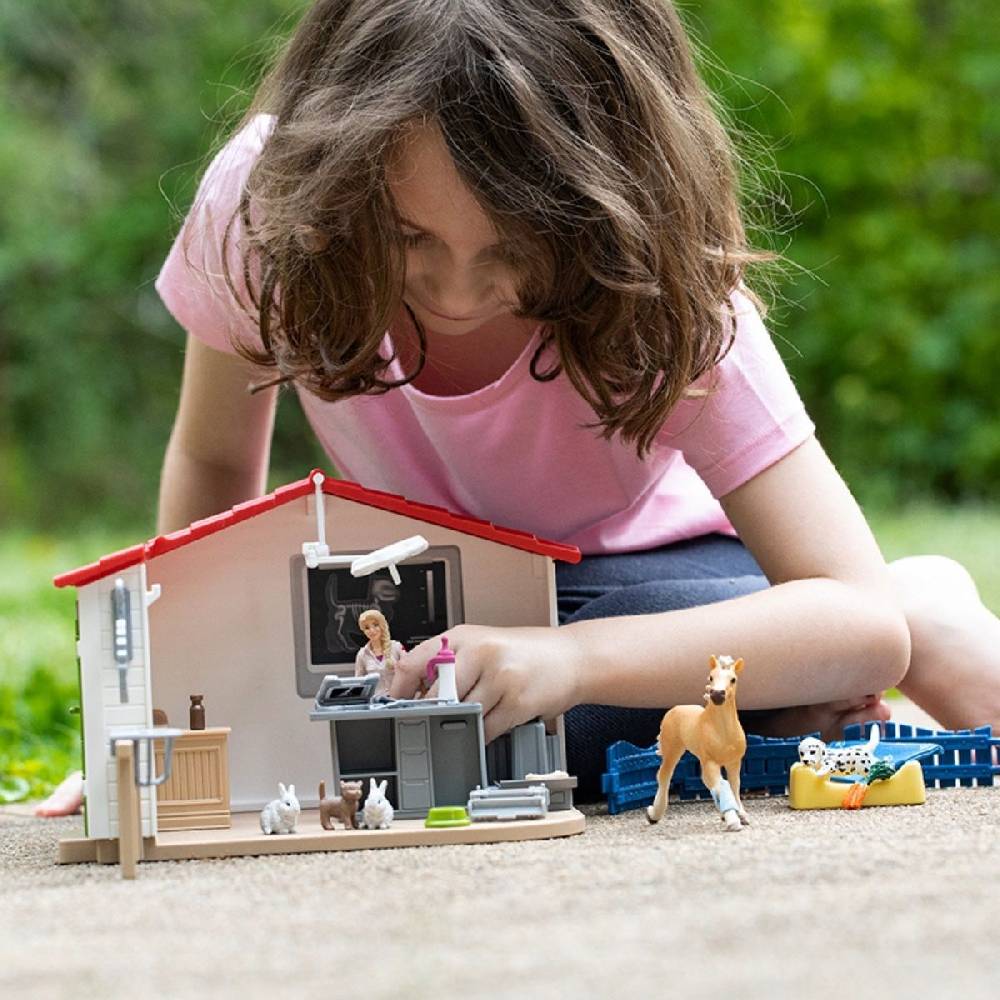 Schleich Tierarzt-Praxis mit Haustieren Preisnachlass