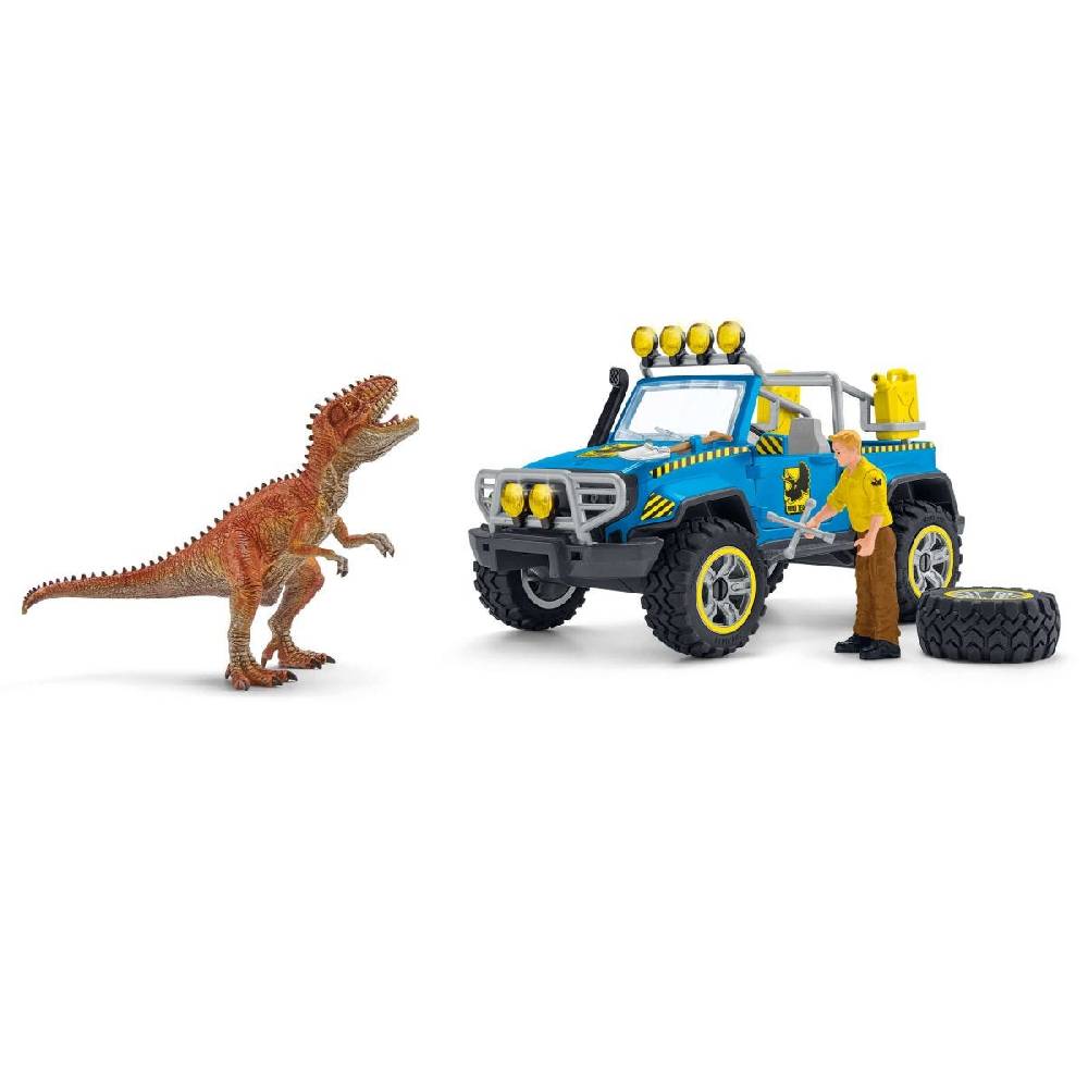 Schleich Geländewagen mit Dino-Außenposten JETZT KAUFEN