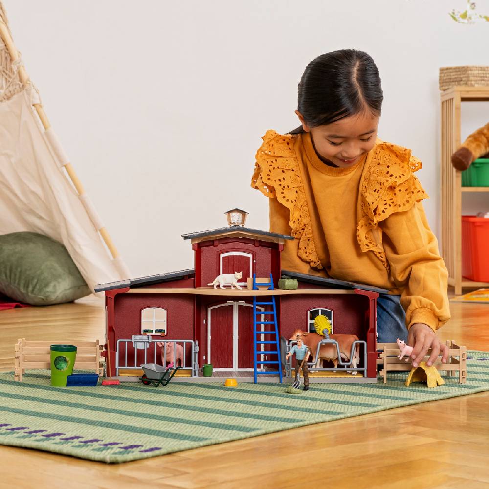 Schleich Große Farm mit Tieren und Zubehör Cyber Monday