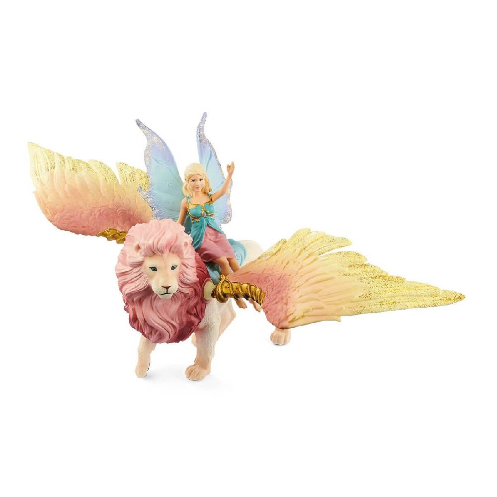 Schleich Elfe auf geflügeltem Löwe Top Angebot
