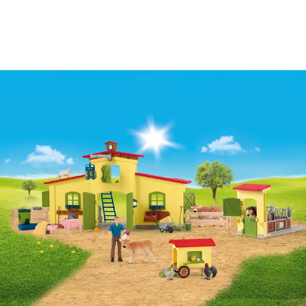 Schleich Farm mit Hühnerstall und Pferdestall Neuheiten