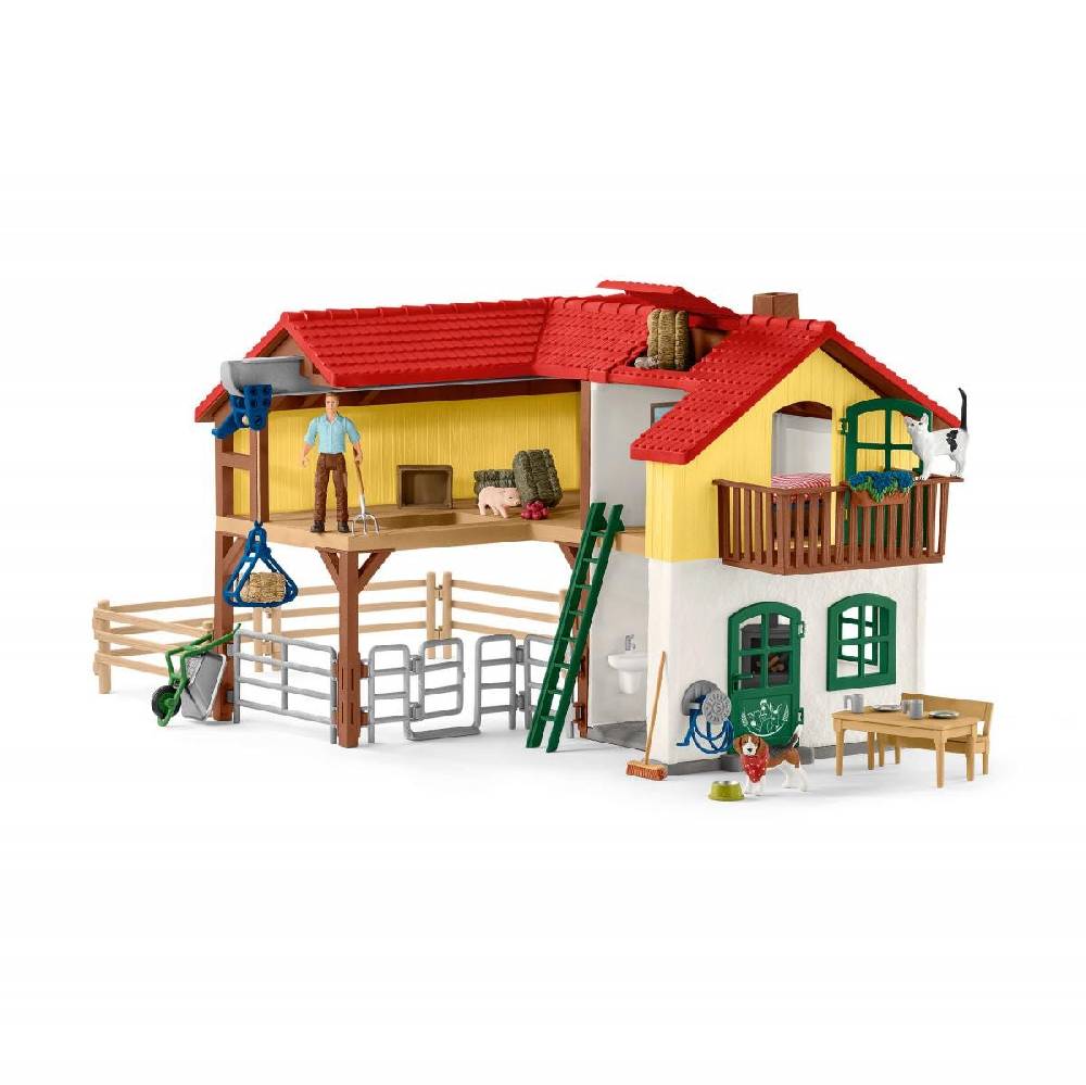 Schleich Bauernhaus mit Stall und Tieren Kauf eins, bekomm eins gratis