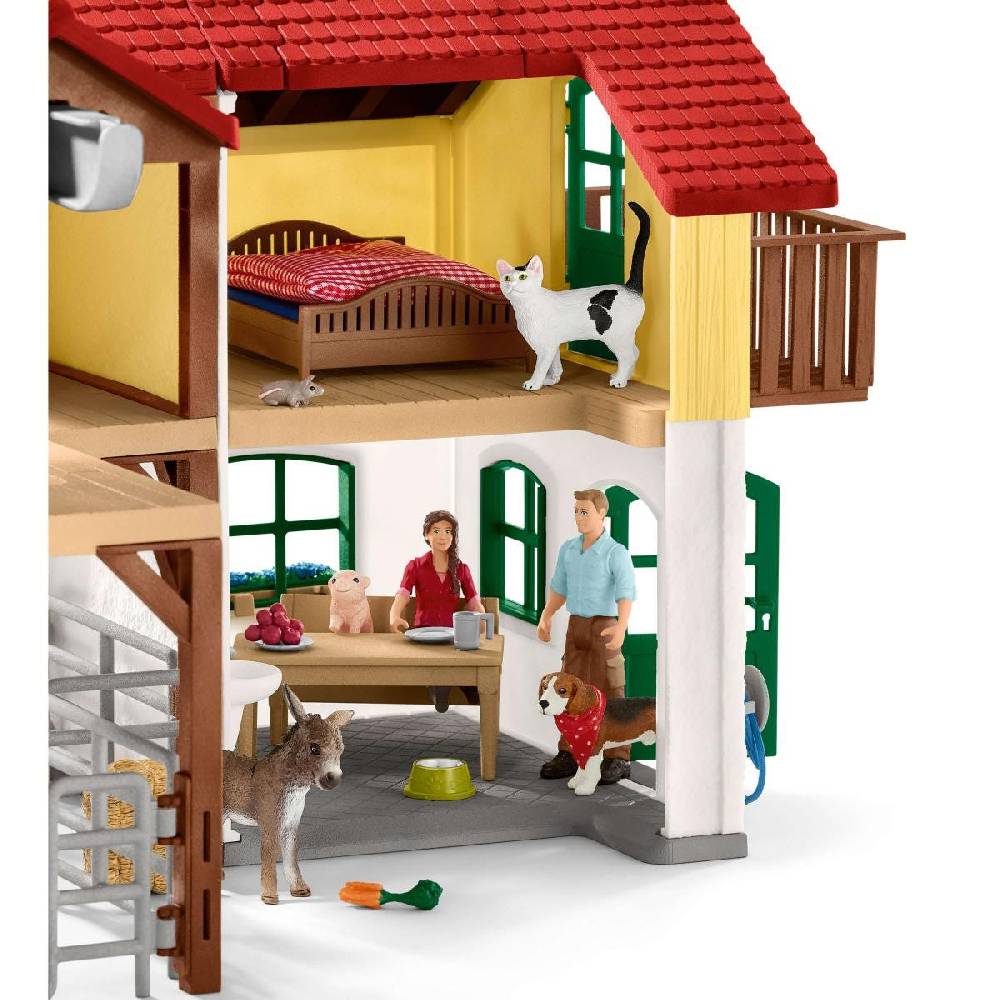 Schleich Bauernhaus mit Stall und Tieren Kauf eins, bekomm eins gratis