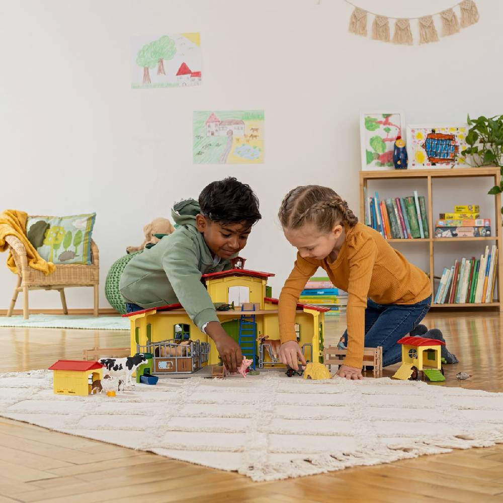 Schleich Großer Stall mit Tieren und Zubehör Riesige Ersparnisse