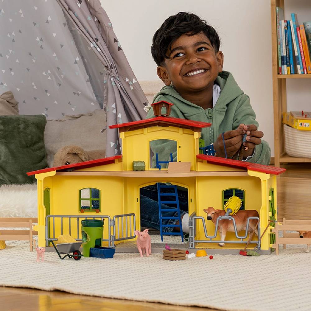 Schleich Großer Stall mit Tieren und Zubehör Riesige Ersparnisse