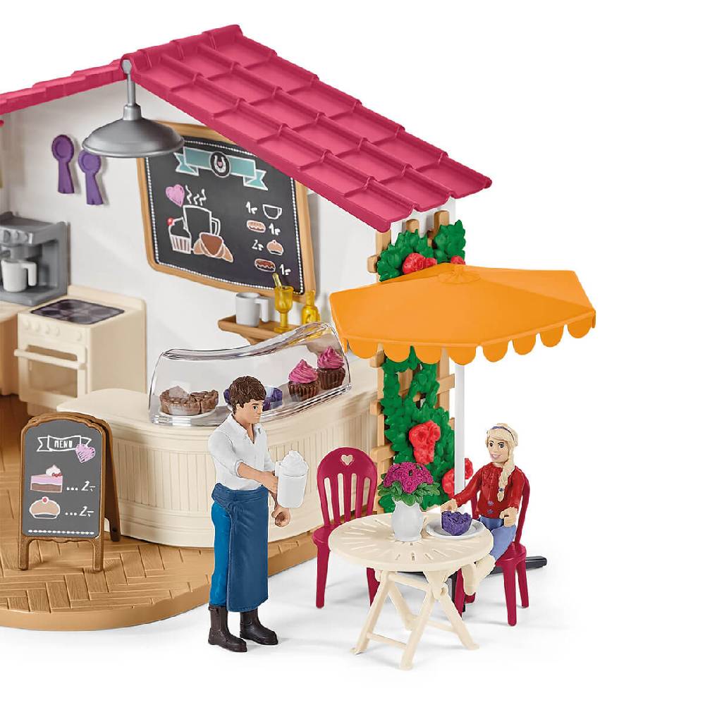 Schleich Kutschfahrt zum Reiter-Café Kostenlose Rückgabe