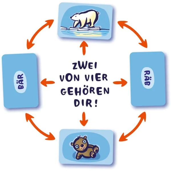 ﻿Schmidt Spiele Drei Magier®: Quabbl, Kartenspiel Großer Ausverkauf
