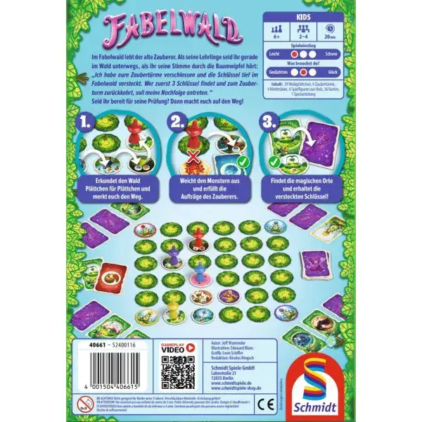Schmidt Spiele Fabelwald, Kinderspiel Preisnachlass