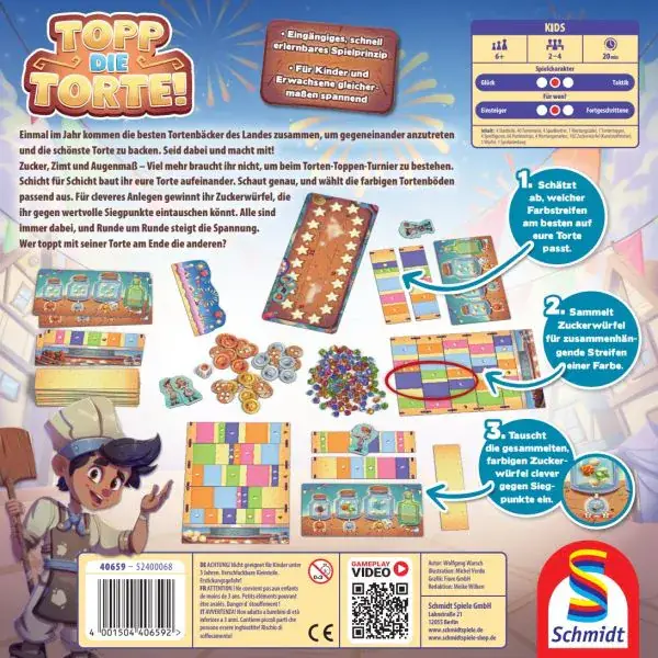 Schmidt Spiele Topp die Torte!, Kinderspiel Black Friday