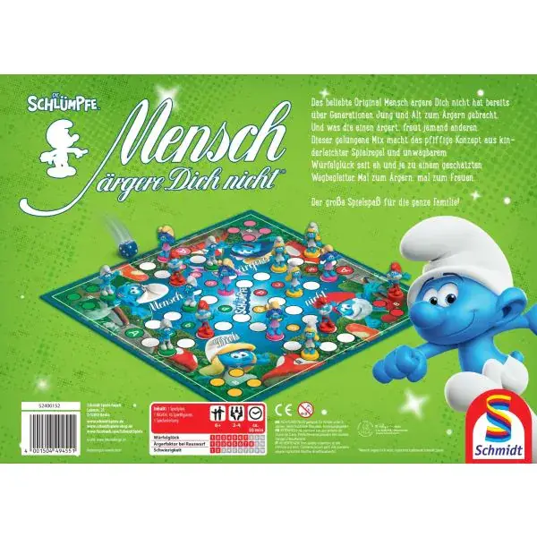 Schmidt Spiele Mensch ärgere Dich nicht® – Die Schlümpfe Muttertagsangebot