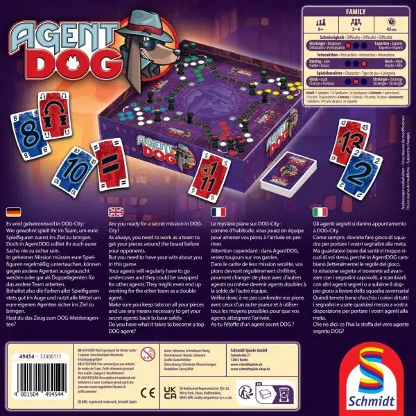 Schmidt Spiele Agent DOG®, Familienspiel Vatertagsangebot