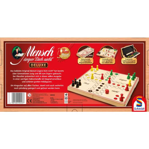 Schmidt Spiele Mensch ärgere dich nicht® – Deluxe Valentinstagsangebot